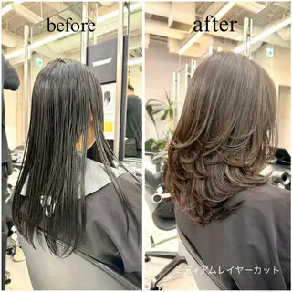 ミディアム 海外ヘア /　 Juanのヘアスタイル