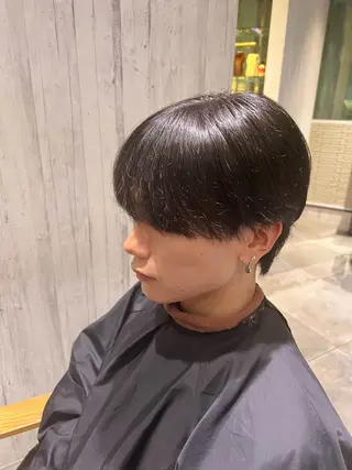 ミディアム カラー メンズ junya カラーモデル募集中のヘアスタイル