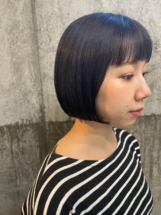 ショート カラー 前髪似合わせ | yukaのヘアスタイル