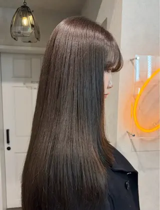 ロング カラー 透明感カラー🫧🎀 まりなのヘアスタイル