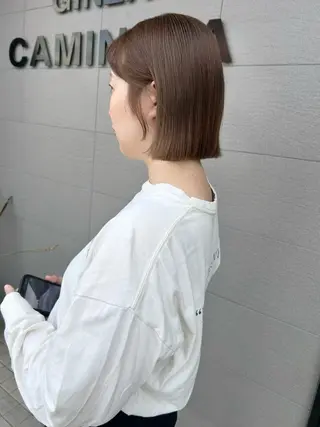 ショート カラー ご予約はインスタ のみ🌿@n7g10のヘアスタイル