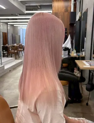 ロング カラー 🇨🇳ハイトーン ワンホン🇰🇷ななのヘアスタイル