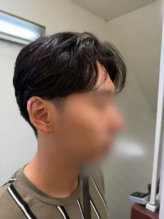 ショート メンズ 町田メンズパーマ 特化 金井蒔士のヘアスタイル