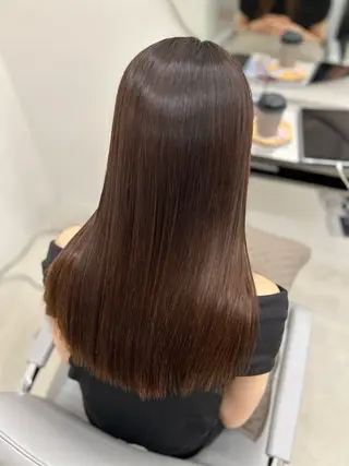 ロング ラン 髪質改善/甲子園口のヘアスタイル