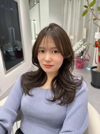 ロング カラー パーマ ko kiのヘアスタイル