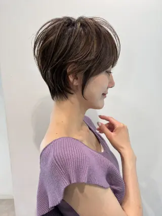 ショート 大人ショート特化 ✄山嵜菜織のヘアスタイル