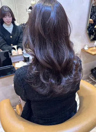 ロング カラー 縮毛矯正／髪質改善 小野竜聖のヘアスタイル
