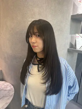 ロング kurune chikaのヘアスタイル
