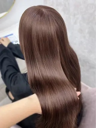 ロング ☘️はるみ☘️縮毛矯 正/カット/大宮のヘアスタイル