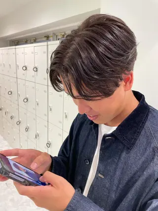 ショート カラー パーマ ヘアアレンジ メンズ キッズ ネイル マツエク・マツパ スパイキー/フェザー /波巻き/かいとのヘアスタイル