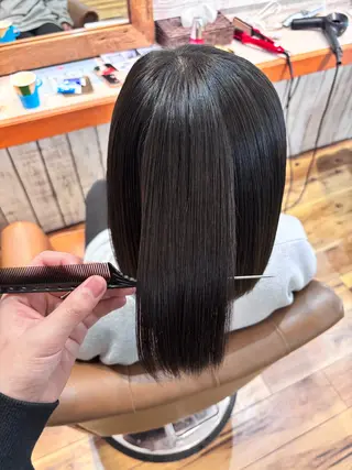 ミディアム 平山 唯翔のヘアスタイル