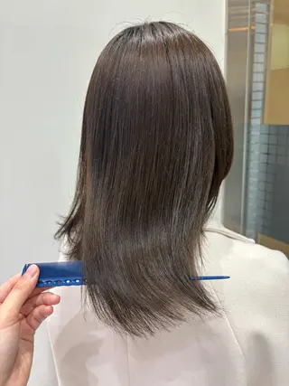 ミディアム カラー 鈴木かのん/縮毛矯正 /ミニモ限定クーポンのヘアスタイル