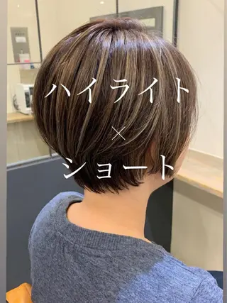 ショート カラー 山本 章人のヘアスタイル