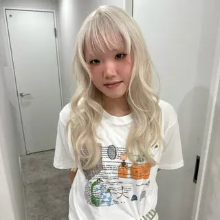 ロング カラー カットモデル୨୧大阪 梅田タカシマリナ♡のヘアスタイル