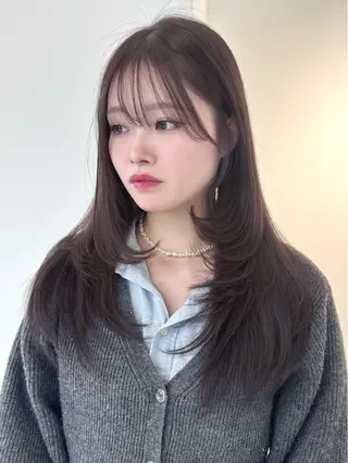 ロング Rita/髪質改善/ ブリーチなしWカラーのヘアスタイル