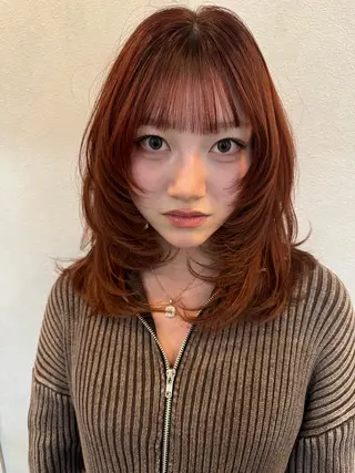 セミロング オサナイ ユウタのヘアスタイル