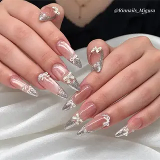 ロング RIN NAILS ᥫ᭡Migusaのネイルデザイン
