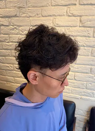 ショート パーマ 【癒しのバーバー】 小野寺のヘアスタイル