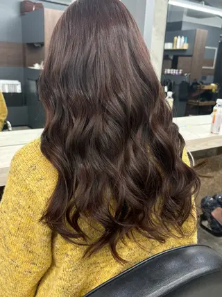 セミロング カラー ヘアアレンジ 💟Opus // Mizuki🐕のヘアスタイル