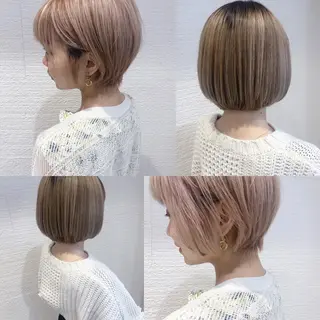 ショート カラー 似合わせカット/ レイヤーカット/新谷のヘアスタイル