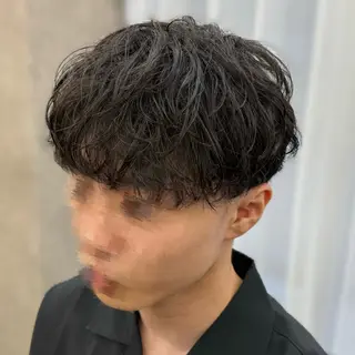 パーマ メンズ 楓🍁毛流れ /無造作のヘアスタイル