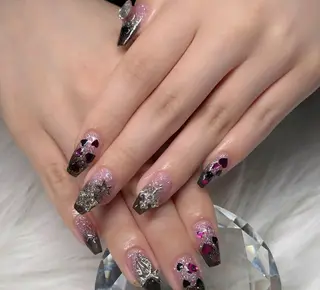ロング カラー yuna ユナのネイルデザイン