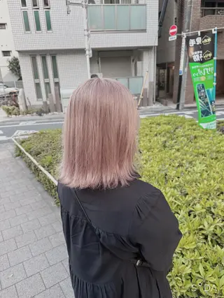 ショート カラー ヘアアレンジ ダブルカラー｜ なおき｜池袋美容師のヘアスタイル