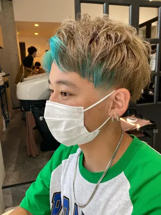 ショート カラー メンズ 似合う髪型見つけます AYAKAのヘアスタイル
