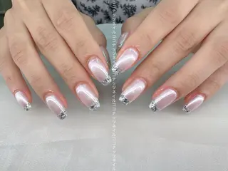 ネイル HOSHINO NAIL_長さだしのネイルデザイン
