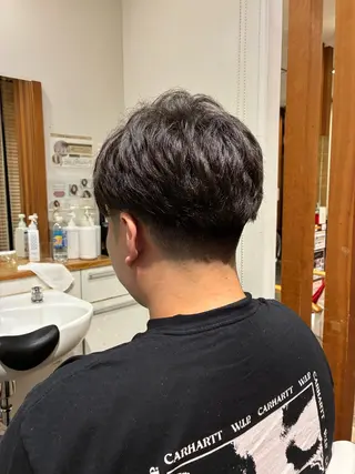 パーマ メンズ 友永 風歌のヘアスタイル