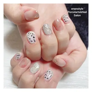 ショート ネイル 🐾enen style 🐾のネイルデザイン