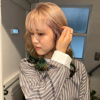 カラー ★お洒落ハイトーン/ minori★のヘアスタイル