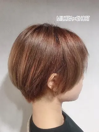 ショート カラー 年間1500人担当 代表　南一路のヘアスタイル