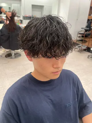 パーマ メンズ 🍐シャドウパーマ メンズ特化/守岡🍐のヘアスタイル