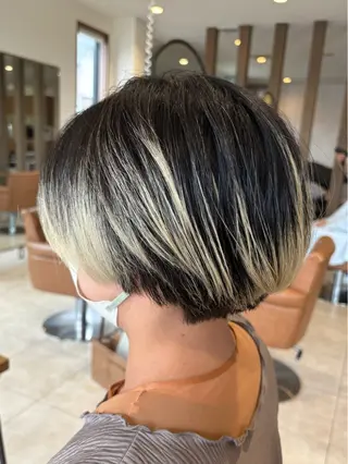 ショート スギモト リョウのヘアスタイル