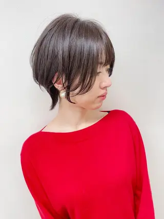 ショート カラー 大人女性ショート専門 tomodaのヘアスタイル