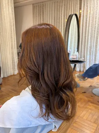 ロング カラー ヘアアレンジ 岡部 昴瑠/オブヘア銀座のヘアスタイル
