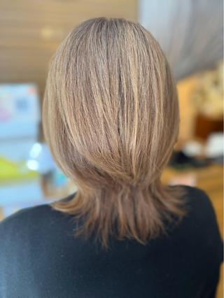 カラー ヤマダ トモナ 🍒🫧‪のヘアスタイル
