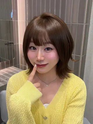 ショート カラー 渡海 みのりのヘアスタイル
