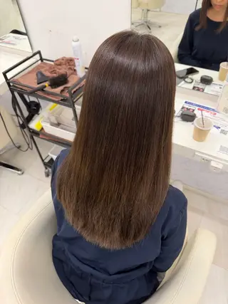 ミディアム kaori/ ワンカラー/渋谷のヘアスタイル