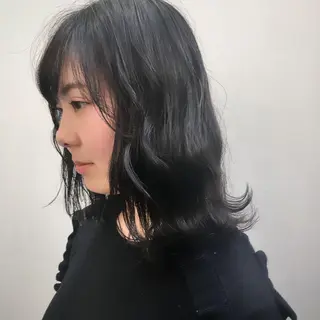 ミディアム カラー 山中 直輝のヘアスタイル