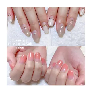 ミディアム ネイル 🐾enen style 🐾のネイルデザイン