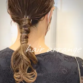 ヘアアレンジ HIQU ROOM 💫yuka.のヘアスタイル