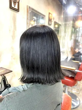 ミディアム 鈴木 雅人のヘアスタイル