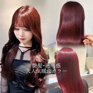 ロング 透明感×エクステ× 前髪,顔周り そうまのヘアスタイル