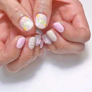 ネイル いちごパフェ ゆいのネイルデザイン