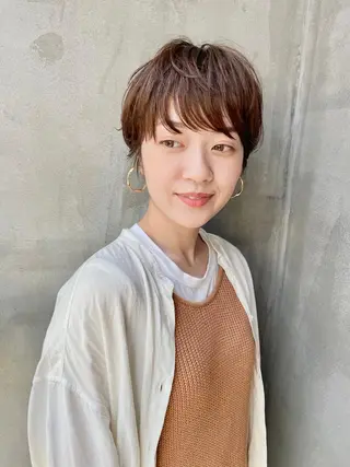 ショート 七尾 彰観のヘアスタイル