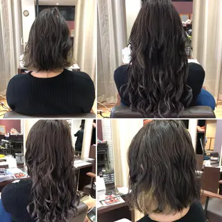 ミディアム 反橋 聖のヘアスタイル
