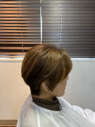 ショート カラー ヘアアレンジ 20代〜40代 大塚🌱松原大将のヘアスタイル
