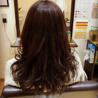 ロング カラー サトウ シューイチのヘアスタイル